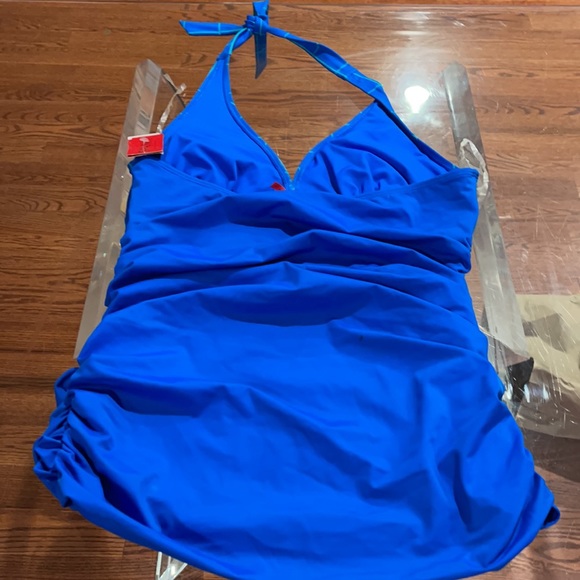 Blue Spanx Tankini Top size 16 NWT - Picture 3 of 3